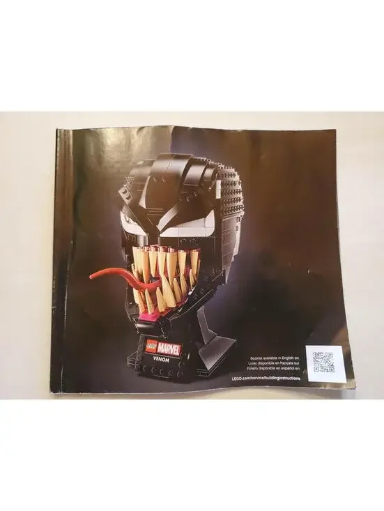 Lego Venom Head # 76187 Instruction Manual Booklet ONLY