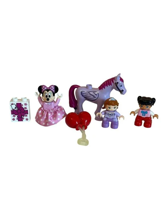 LEGO DUPLO Lot Minnie Mouse Sofia the First and Horse Girl Balloons Present
