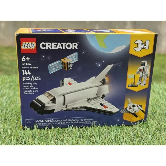 LEGO 31134 Creator 3 In 1 Space Shuttle Building Toy Set 144 Pieces For 6+ Ages