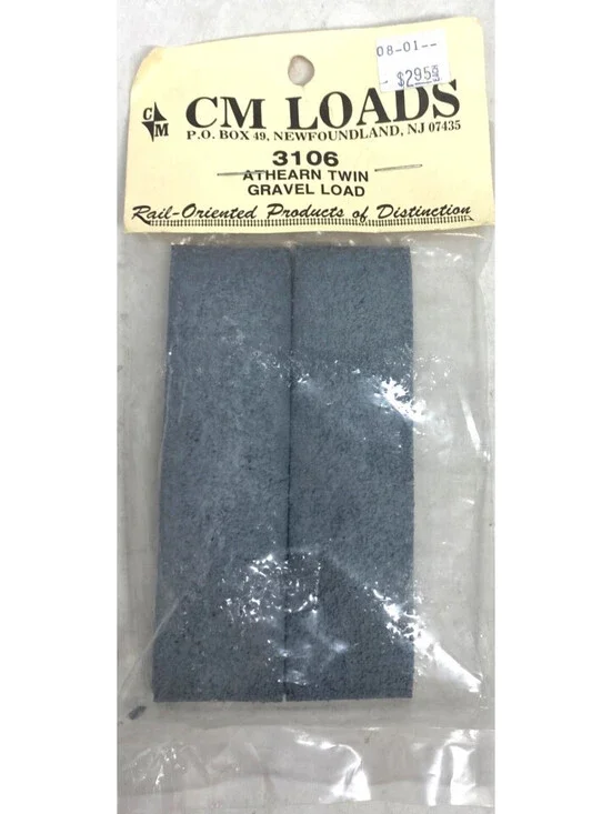 CM Loads 3106 Athearn Twin Gravel Load HO Scale Railroad Load