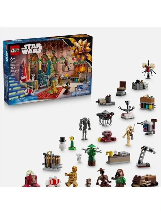 LEGO -  Star Wars Advent Calendar 2025 Kids Toy 75418 Christmas Holiday NEW