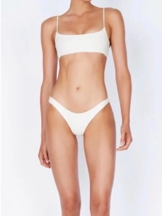 triangl swimwear White Scoop Bralette Bikini