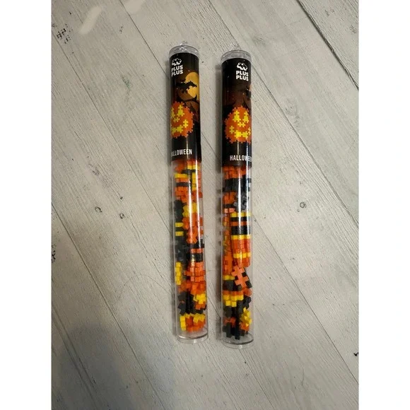 Plus Plus Halloween‎ pumpkin and bat two sets NEW