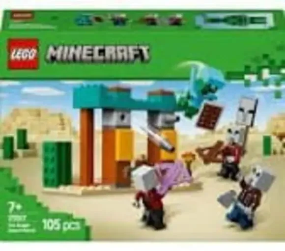 LEGO Minecraft The‎ Illager Desert Patrol 21267 Building Toy Set (105 Pieces)