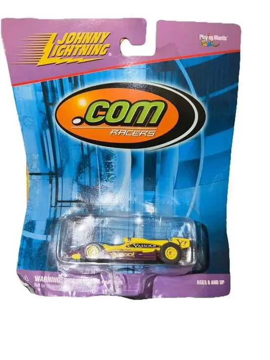 NEW JOHNNY LIGHTNING YAHOO #99 DIECAST VEHICLE NEW ON BENT CARD See Photos