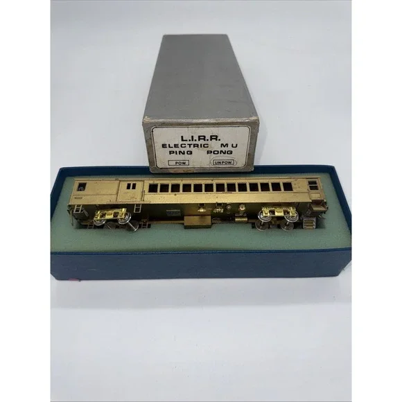 RARE HO NJCB Brass Long Island Railroad 'Ping Pong' Combine