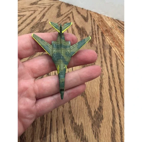 Vintage 1992 LGTi Military Bomber Jet Toy Camo Green
