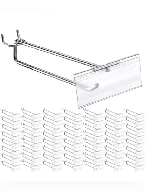 Meral Scan Hooks With Label Holder