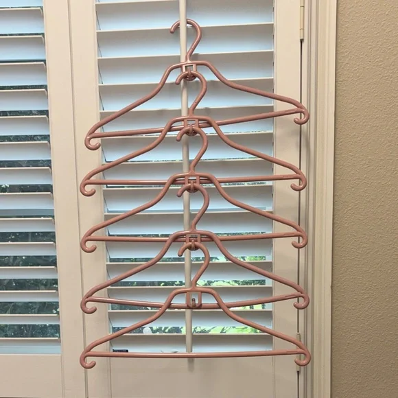 Set of 10 Pink Clothing Add On Hangers