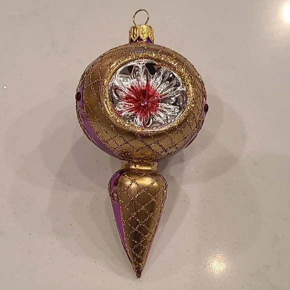 One Made in Poland Hand-blown Glass Ornament