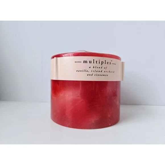 Pier‎ 1 large pillar candle unburnt Multiples 4x5