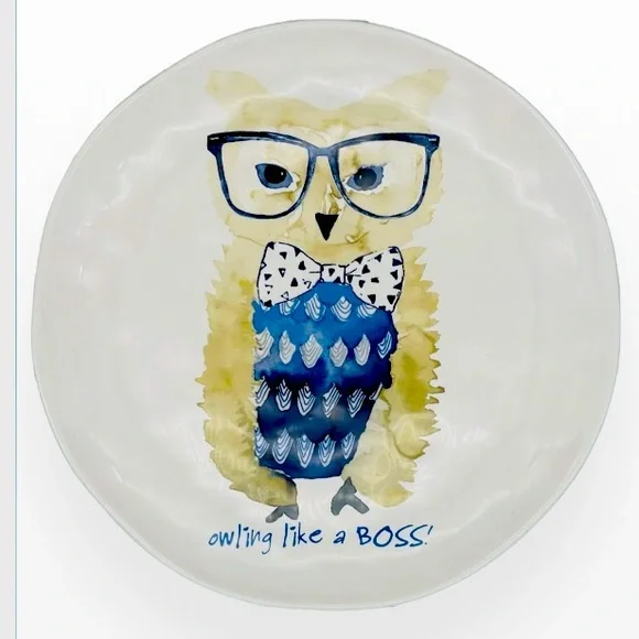 Pier1 Dinner owling Like a BOSS! Pier1 Dinner Plate