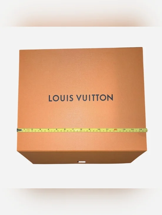 Louis Vuitton Orange Signature LG Box And Gift Bag 
