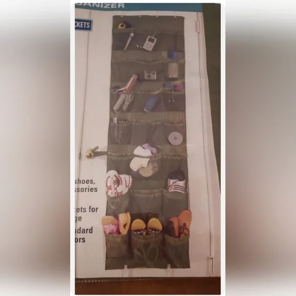 BED bath & beyond Over The Door Organizer 42 Pockets 72