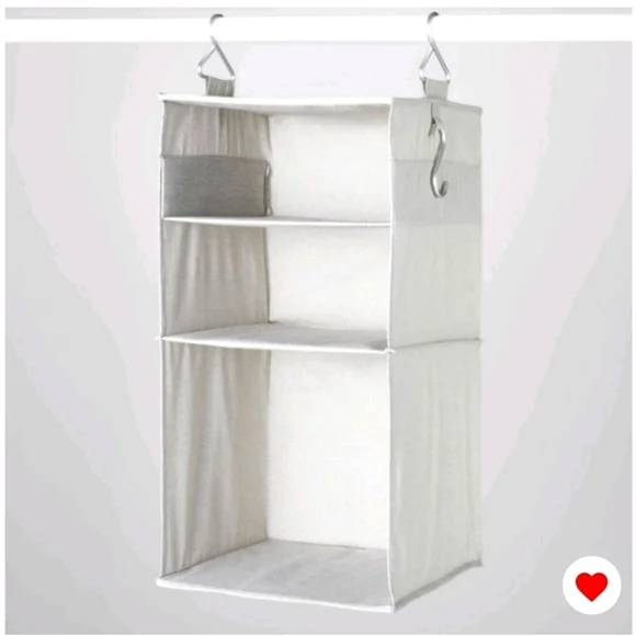 3 Shelf Hanging Closet Organizer