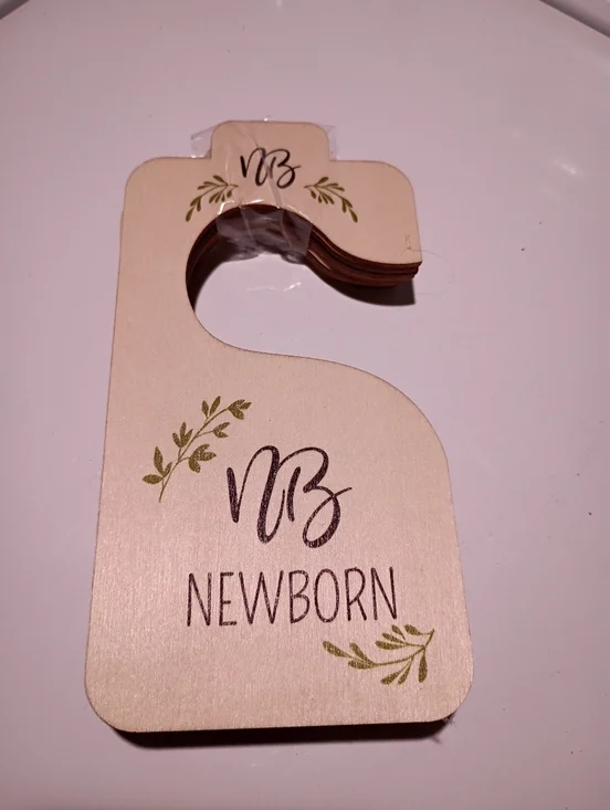 Wooden Baby Closet Organizer Newborn - 12 months