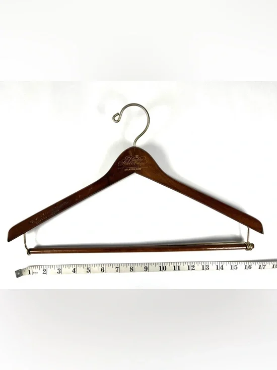 Vintage Playboy Hotel and Casino Atlantic City coat hanger. Beverly Coat Hanger