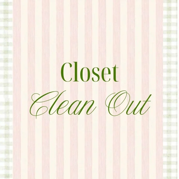Closet Clean Out /Closet Closing
