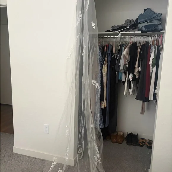 Grace Loves Lace White Floral Closet Organizer