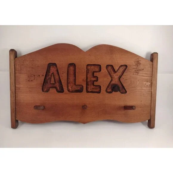 Wooden Coat Rack 