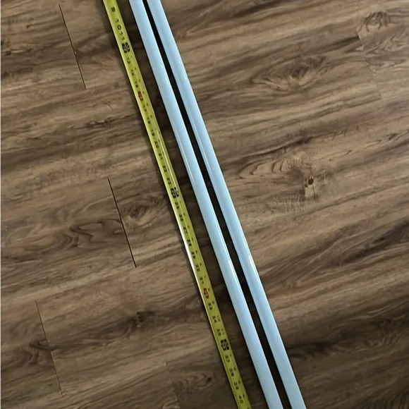 White Clothing Rods