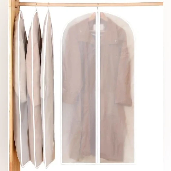 5 pcs Premium Large Translucent Garment Bags