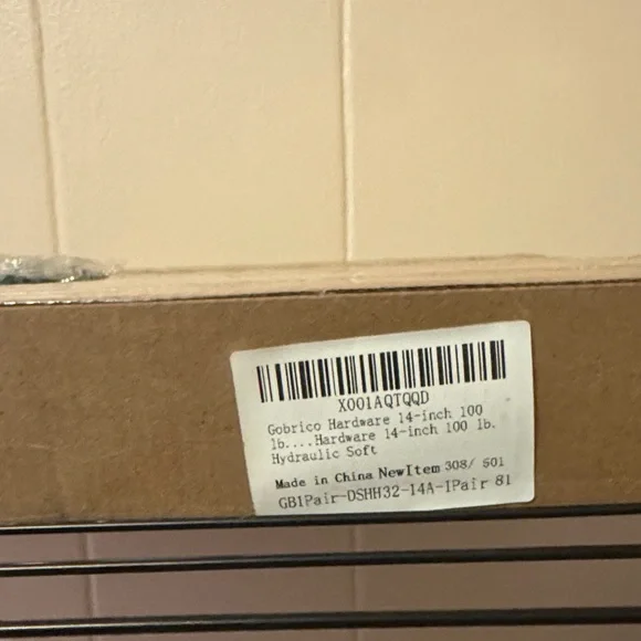 Soft closing drawer hinges brand new never opened, I have 8 pairs