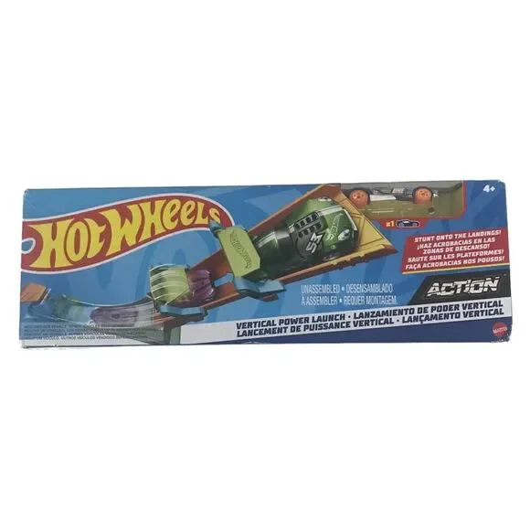 HOT‎ WHEELS Action Vertical Power Launch Track Set with Car Included