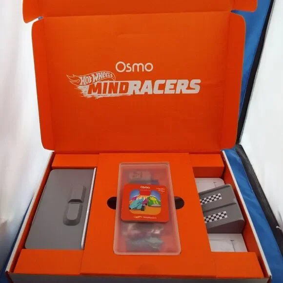 *Rare* 2017 Osmo Hot Wheels Mind Racers w/6 Exclusive Cars And Tokens - Complete