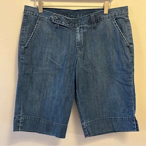 Lucky Brand Blue Denim Bermuda Shorts