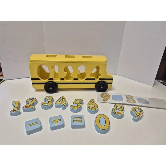 Melissa and Doug Math Bus, Numbers, Adding/Subtracting Fun missing #7