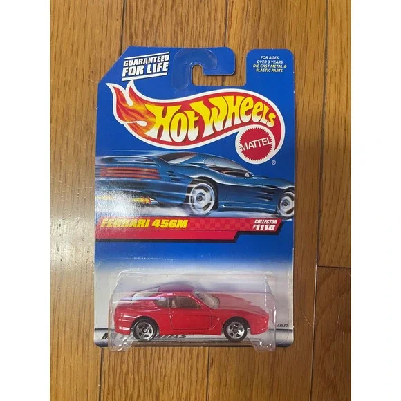 Hot Wheels Ferrari 456M Red 1999 Collector #1118 Diecast Car Mattel New