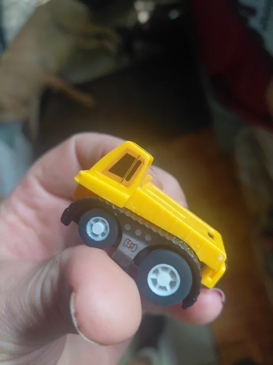 Yellow Mini Toy Dump Truck for Kids - Durable Play Vehicle