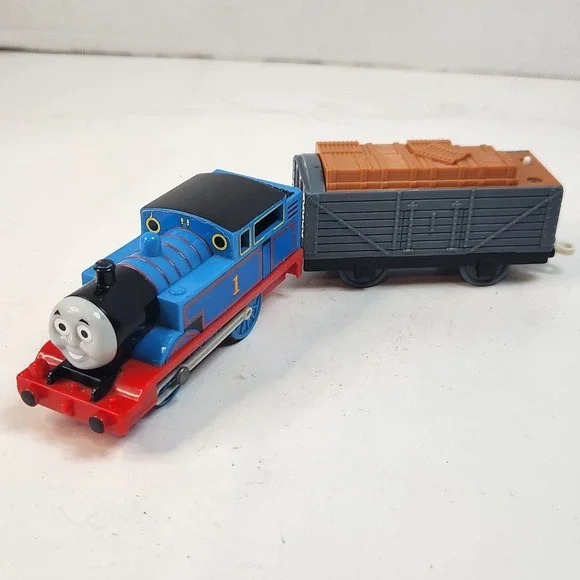 Thomas The Train Trackmaster Motorized Engine Cargo Car 2009 Mattel Works PVC