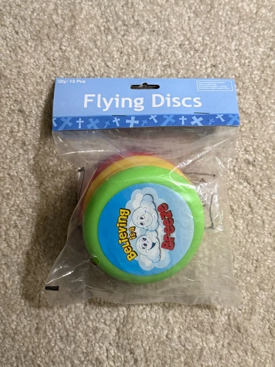 Pack of 4 Flying Discs for Kids