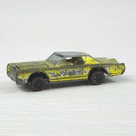 Mattel RedLine Hot Wheels Custom Continental Mark III Antifreeze Car Toy- Flaws
