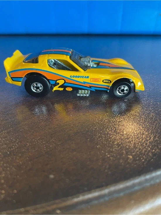 Vintage Hot Wheels 1977 FIREBIRD FUNNY CAR Yellow Goodyear Dragster