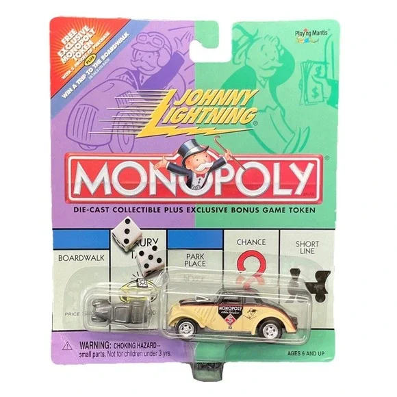 Johnny Lightning‎ Monopoly '33 Willys Gasser Coupe Car Die Cast