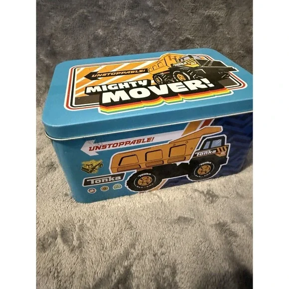 Tonka Unstoppable Mighty Mover Tin Empty‎ Collectible