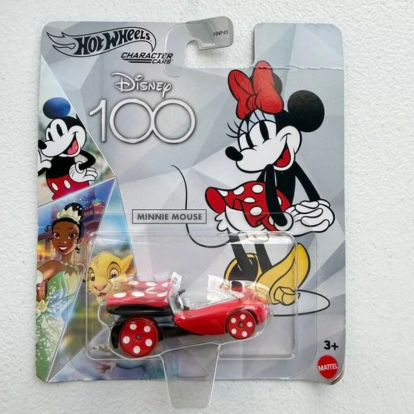 New Disney‎ 100 Hot Wheels Minnie Mouse Character Car