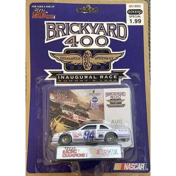 1994 Racing Champions #94 Brickyard 400 Event Chevy‎ Lumina 1:64 Diecast Car NWT