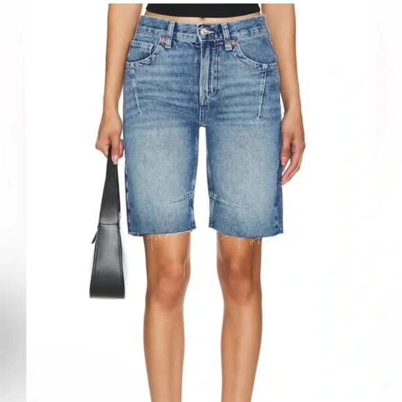 NWT Free People Ghost Town high rise  Long jorts Short size 32