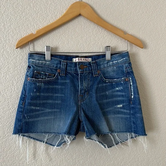 J Brand Libra Cut-Off Denim Shorts Size 25