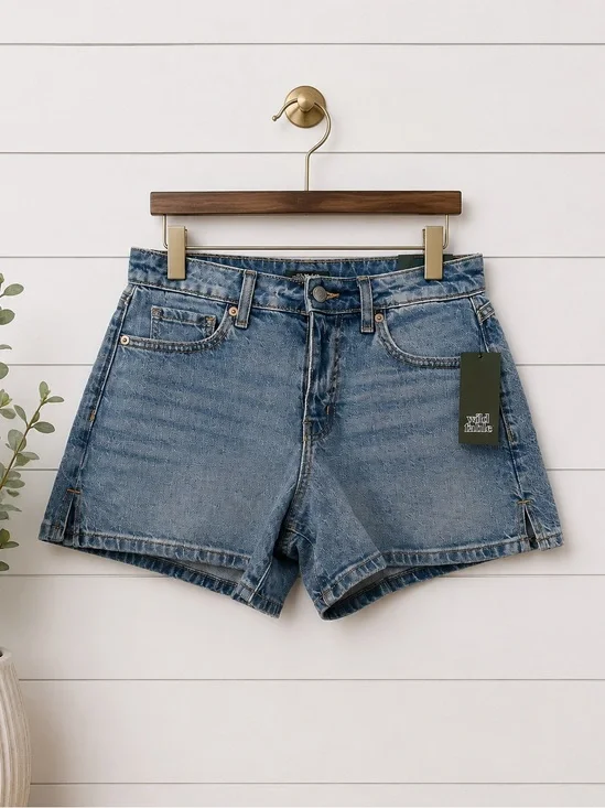 🩵 NWT Wild Fable Denim Shorts Size 6 | Light Wash Casual Summer Shorts