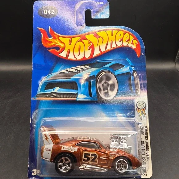 Hot Wheels 1970 Dodge Charger Copper 2003 First Editions 30/42 Diecast