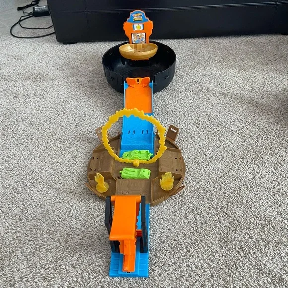 Kids Adventure Track Playset - Blue, Orange, Brown