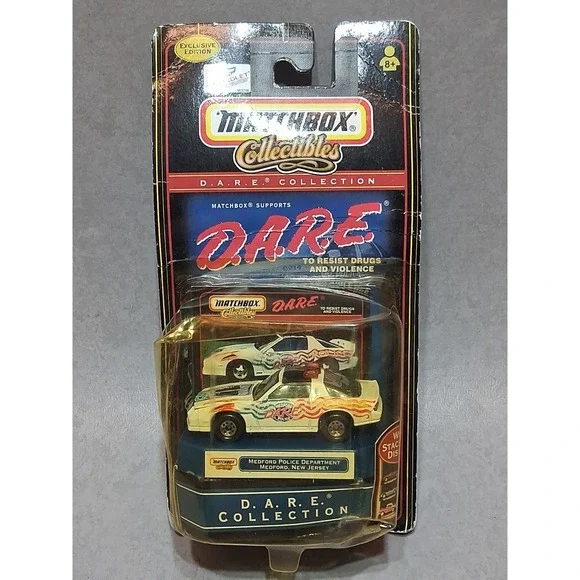 Matchbox Collectibles 1999 DARE D.A.R.E. Medford Police New Jersey 1985 Camaro