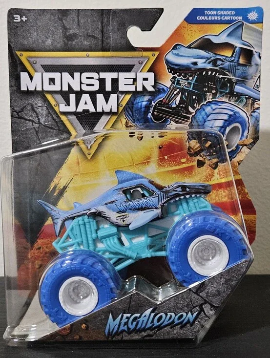 2026 Monster Jam Series 46 Too. Shaded Megalodon 1:64 Monster Truck