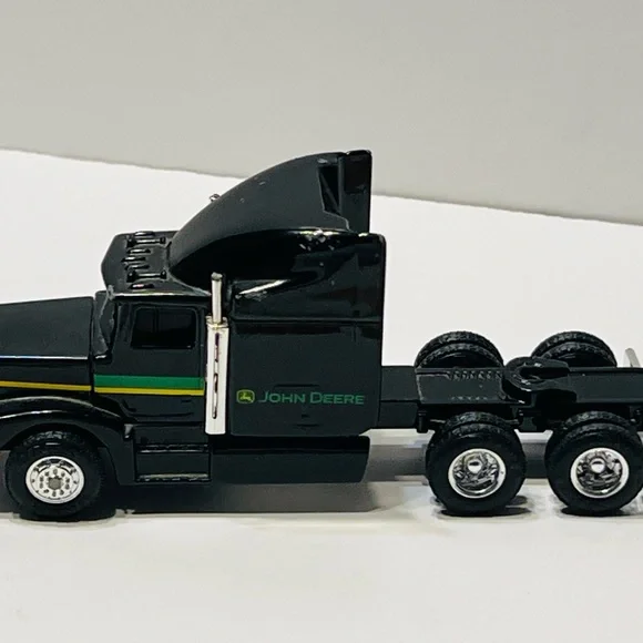 John Deere Black Toy Semi Truck