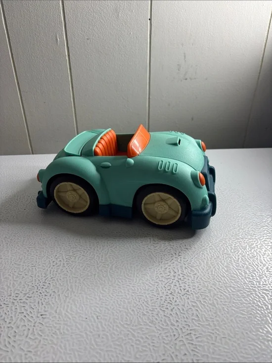 Kids Convertible Toy Car - Teal and Orange